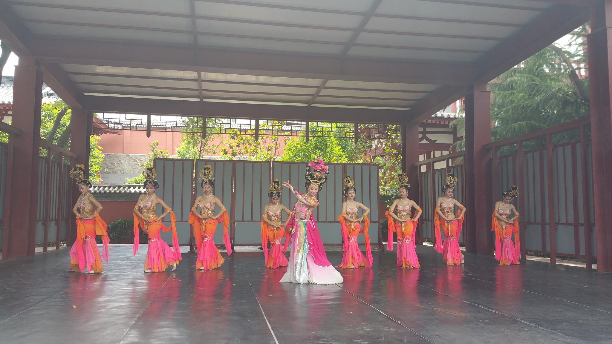 华清池的演出，感受贵妃娘娘当年的生活